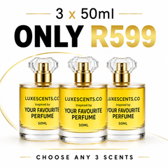 3 x 50ml Fragrance Bundle + FREE SHIPPING